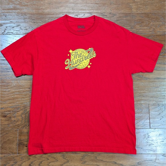 The Hundreds Adam Bomb‎ Graphic T Shirt Red Mens Size Large 21.5x27 - Picture 2 of 7